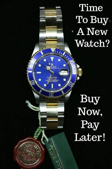 buy now pay later rolex|does rolex offer payment plans.